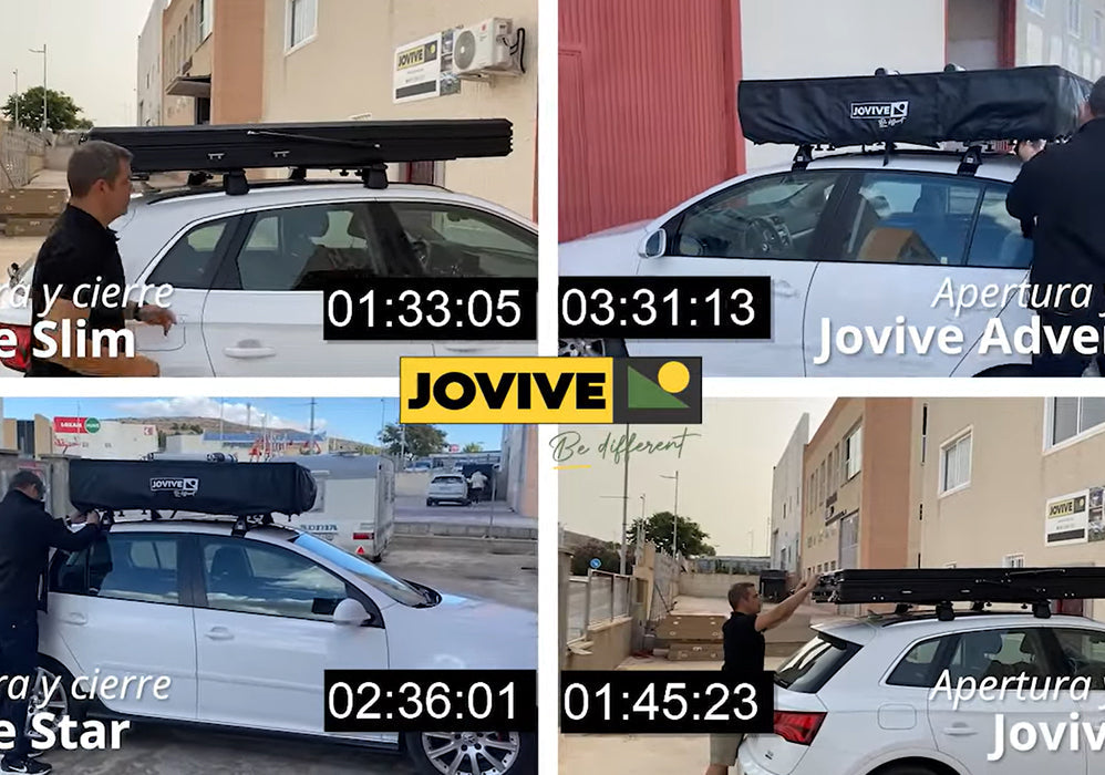 Comparativa real de tiempos de apertura y cierre en tiendas de techo para coche