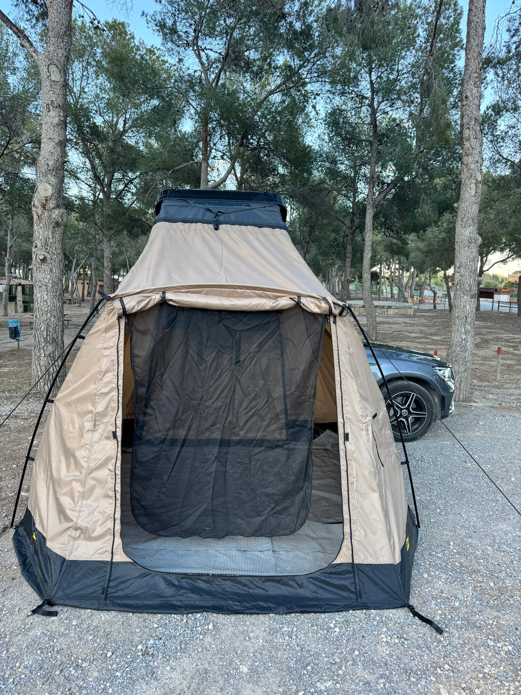 Avance tienda techo coche Jovive Chest ASA M - XL